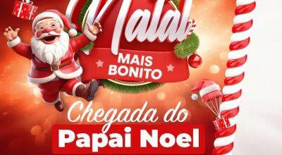 Papai Noel chega domingo na Praça da Liberdade  