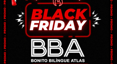 Bonito Bilíngue Atlas oferece descontos especiais na Black Friday para cursos de inglês