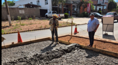 Prefeito Josmail destaca obras de faixas elevadas na Rua das Flores para melhorar segurança