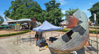 Monumento símbolo de Bonito, Piraputangas passam por revitalização