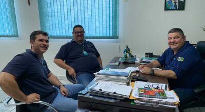 Prefeito recebe coordenador técnico municipal da Agraer em Bonito