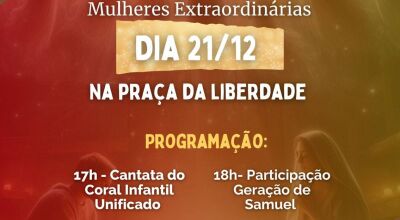 Grupo Mulheres Extraordinárias convida crianças de Bonito para participar da 2ª Cantata de Natal