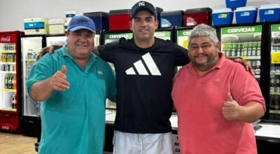 Prefeito prestigia o novo Atual Mercado e parabeniza empresário por empreendimento em Bonito