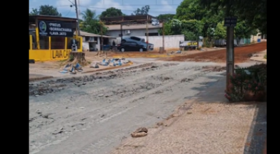 Prefeito de Bonito mostra obras de recapeamento na Rua Luiz da Costa Leite