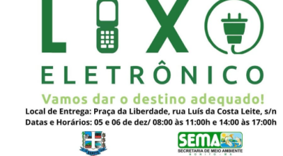 Bonito realiza campanha para coleta de lixo eletrônico nesta semana