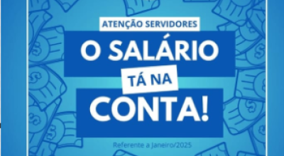 Servidores de Bonito já estão com salário na conta