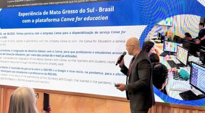 MS é destaque em Londres ao apresentar em evento global ferramentas digitais na educação