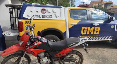 Bêbado é flagrado conduzindo motocicleta na vila Marambaia e acaba preso pela GMB