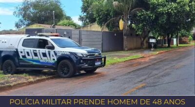 Polícia Militar prende homem por violência doméstica em Bonito