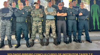 Policial Militar conclui curso de Instrutor TASER 7 e reforça capacitação dos policiais militares 