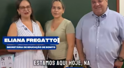 Prefeito dá boas-vindas para alunos da Rede Municipal