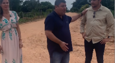 Prefeito visita obras de manutenção do Assentamento Guaicurus