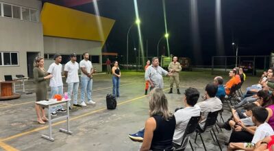 Prefeito e vice participam do encontro com os guardas-vidas em Bonito