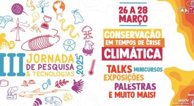 Bioparque Pantanal abre inscrições para a terceira edição da Jornada de Pesquisa e Tecnologias