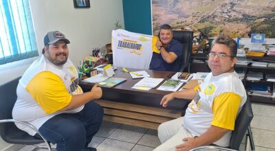 Prefeito recebe diretores Geraldo Marques Filho e Cristalvo Freitas