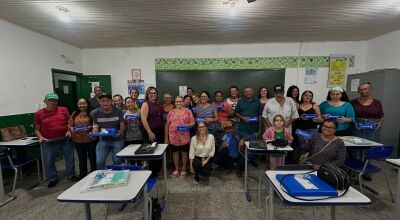 Aula inaugural do Programa Brasil Alfabetizado é realizado na Escola Durvalina Dorneles