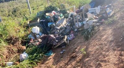 Prefeitura de Bonito se revolta com novo descarte irregular de lixo na Rodovia do Turismo