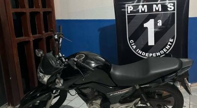 Policia Militar recupera veículo, prende autor e apreende entorpecente em Bonito