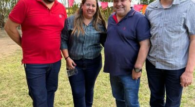 Prefeito Josmail participa de Festa Junina na Fazenda Santo Otília