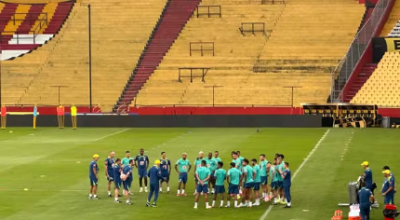 Seleção treina no Equador e encerra preparação para estreia de novo treinador