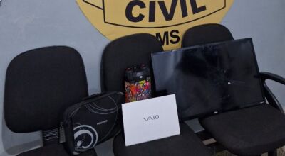 Polícia Civil identifica autores de furto qualificado e vandalismo ocorrido em escola de MS