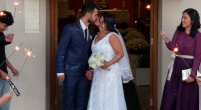 Em Bonito (MS), Laudson e Raianne celebram casamento religioso após 15 anos de união