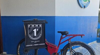 Pol&iacute;cia Militar recupera bicicleta el&eacute;trica furtada e encaminha suspeito &agrave; Delegacia em Bonito