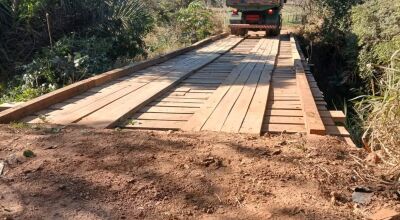 Prefeitura de Bonito conclui reforma da ponte do Rezek na zona rural