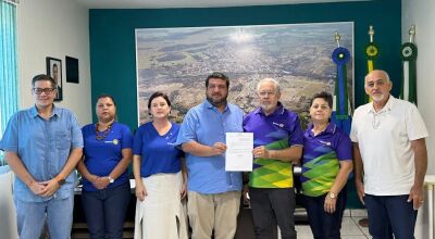 Secretário de Governo recebe governador do Rotary, Sr. Carlos Henrique Rodrigues Pedroso