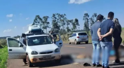 Motorista para em rodovia para socorrer o neto e morre atropelado em MS