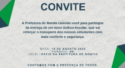 Prefeitura de Bonito far&aacute; entrega de novo &ocirc;nibus escolar nesta ter&ccedil;a-feira