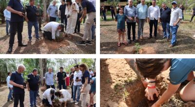 Plantio de &aacute;rvores marca in&iacute;cio da a&ccedil;&atilde;o de compensa&ccedil;&atilde;o de carbono do Festival de Inverno 2025