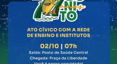 Bonito celebra 77 anos com Ato C&iacute;vico nesta quinta-feira