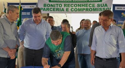 Grande dia para Bonito: 50 Casas e assinaturas em v&aacute;rias &aacute;reas com importantes obras, CONFIRA TUDO