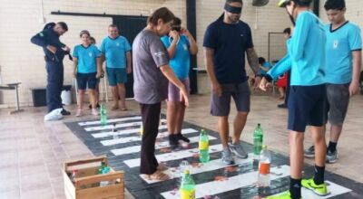 Alunos da Pestalozzi aprendem sobre seguran&ccedil;a no tr&acirc;nsito em a&ccedil;&atilde;o da Guarda Municipal