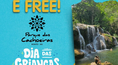 Feriado das Crian&ccedil;as com natureza e aventura no Parque das Cachoeiras em Bonito (MS)