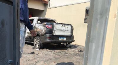 Casa onde casal morreu carbonizado volta a pegar fogo em MS