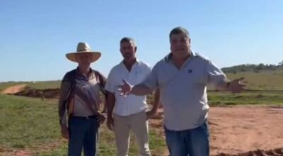 Josmail marcou presen&ccedil;a na instala&ccedil;&atilde;o de mata-burros em Bonito