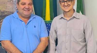 Josmail recebe presidente da C&acirc;mara Municipal de Bonito, Professor PH