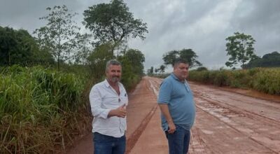 Josmail percorre estradas vicinais e avalia condi&ccedil;&otilde;es ap&oacute;s as chuvas 