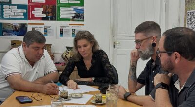 Prefeito de Bonito re&uacute;ne equipe para planejar calend&aacute;rio de eventos de 2026