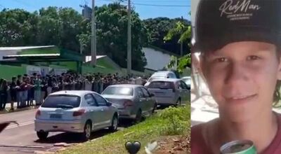 Colegas se despedem de Bruno, adolescente assassinado junto da m&atilde;e e da av&oacute;  