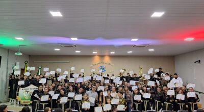 Noite especial na Formatura e Concerto da Banda Municipal 2025