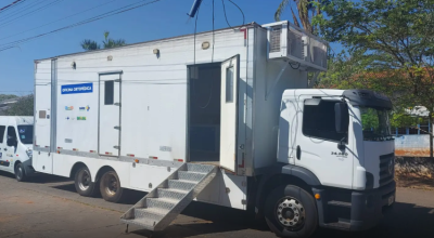 Carreta da Oficina Ortop&eacute;dica Itinerante est&aacute; em Bonito at&eacute; amanh&atilde;