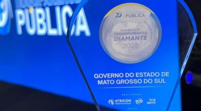 Selo Diamante: Governo de MS &eacute; &uacute;nico do pa&iacute;s a ganhar 4 vezes pr&ecirc;mio por qualidade na Transpar&ecirc;ncia 