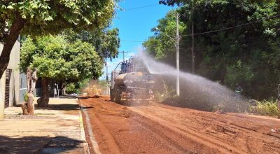 Asfalto novo chega na Rua Aniceto Coelho em Bonito