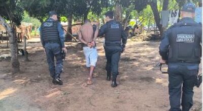 Pol&iacute;cia Militar prende suspeito de latroc&iacute;nio de idoso em MS