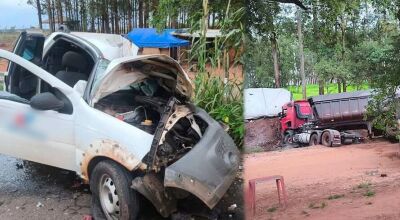 Acidente grave deixa dois mortos e tr&ecirc;s feridos na MS-240 