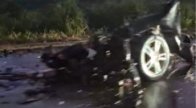 Motorista morre ap&oacute;s rodar na pista e bater de frente com caminh&atilde;o  