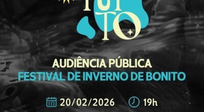 Audi&ecirc;ncia P&uacute;blica do Festival de Inverno de Bonito acontece hoje na C&acirc;mara Municipal